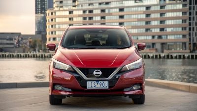 Nissan LEAF at Melbourne docklands