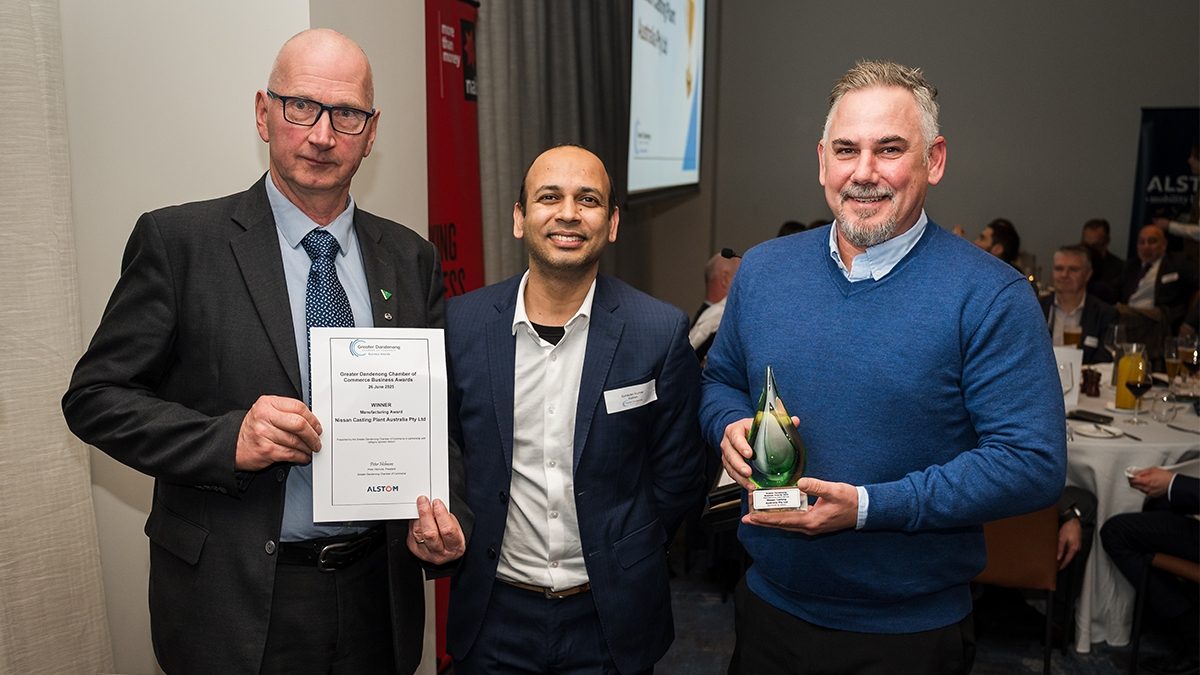 NCAP wins 2025 excellence in manufacturing award – Greater Dandenong Chambers of Commerce award gala night
