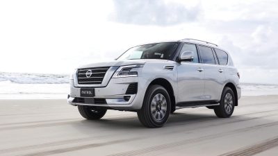 Nissan Patrol on beach