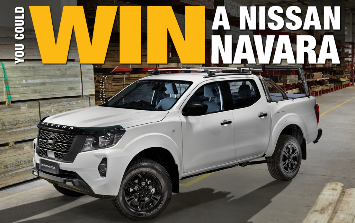 Nissan Navara SL in a warehouse