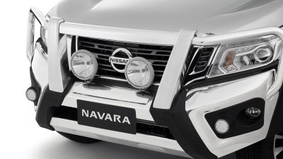 Alloy Bullbar fitted on Navara