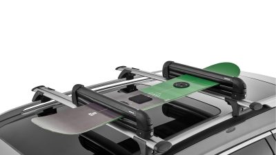 X-TRAIL roof bars with Ski/snowboard carrier