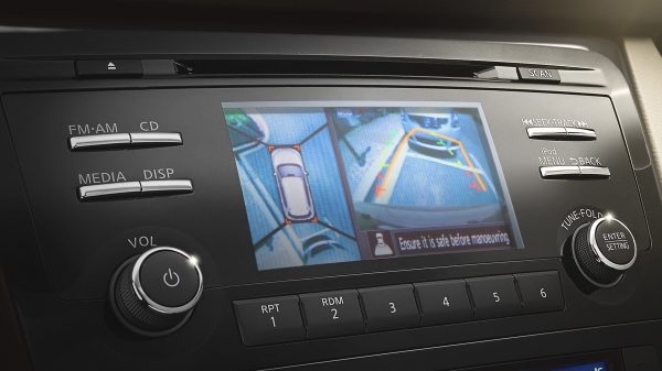 Rear display camera