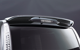 rear roof spoiler serena