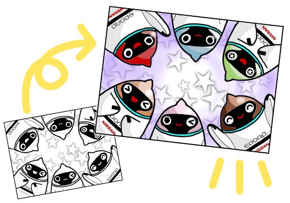 エポロぬりえ