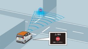 標識検知機能(進入禁止標識検知、最高速度標識検知、一時停止標識検知)