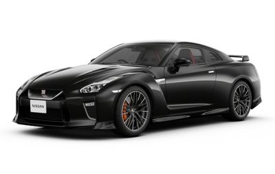 Photo:GT-R Black edition。ボディカラーはメテオフレークブラックパール(P)〈#GAG・スクラッチシールド〉(特別塗装色)。プライバシーガラス〈リヤクォーター、リヤ〉はメーカーオプション。