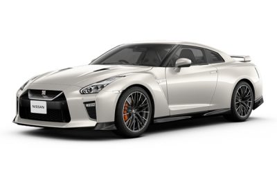 Photo:GT-R Pure edition。ボディカラーはオーロラフレアブルーパール(P)〈#RAY・スクラッチシールド〉(特別塗装色)。