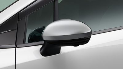 専用サイドターンランプ付電動格納式リモコンドアミラー( ドアロック連動格納機能付)(メタル調フィニッシュ)