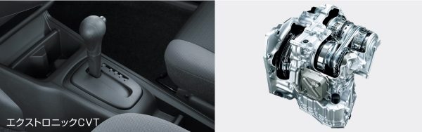 燃費性能とスムーズな走りを両立したエクストロニックCVT(2WD車)