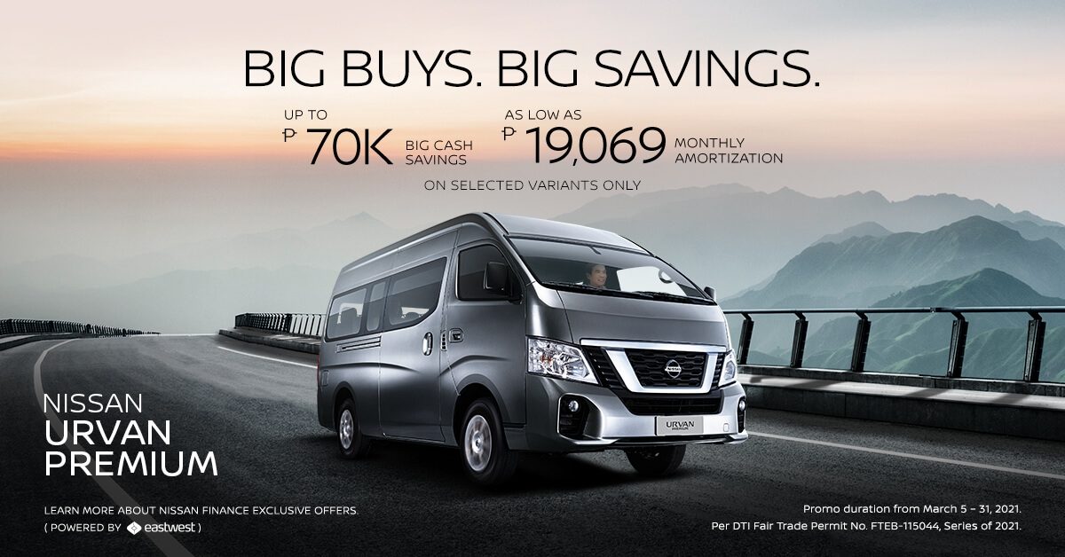 Urvan Premium Latest Deals