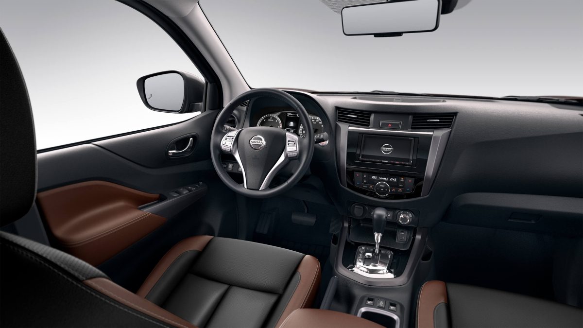 Nissan Terra interior showing dash and seats