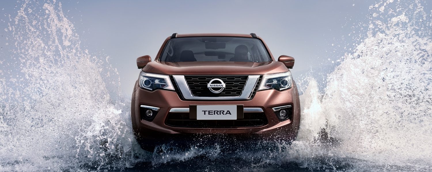 Nissan Terra driving through water