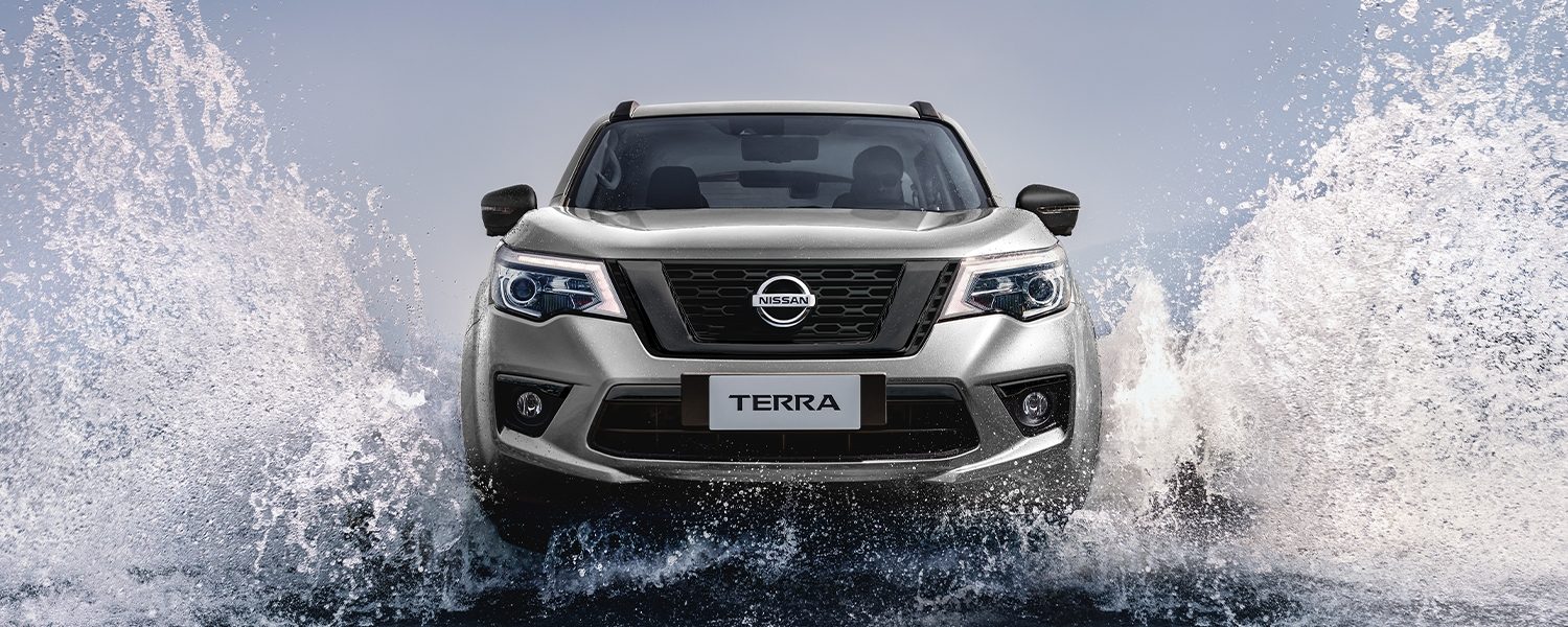 Nissan Terra driving through water