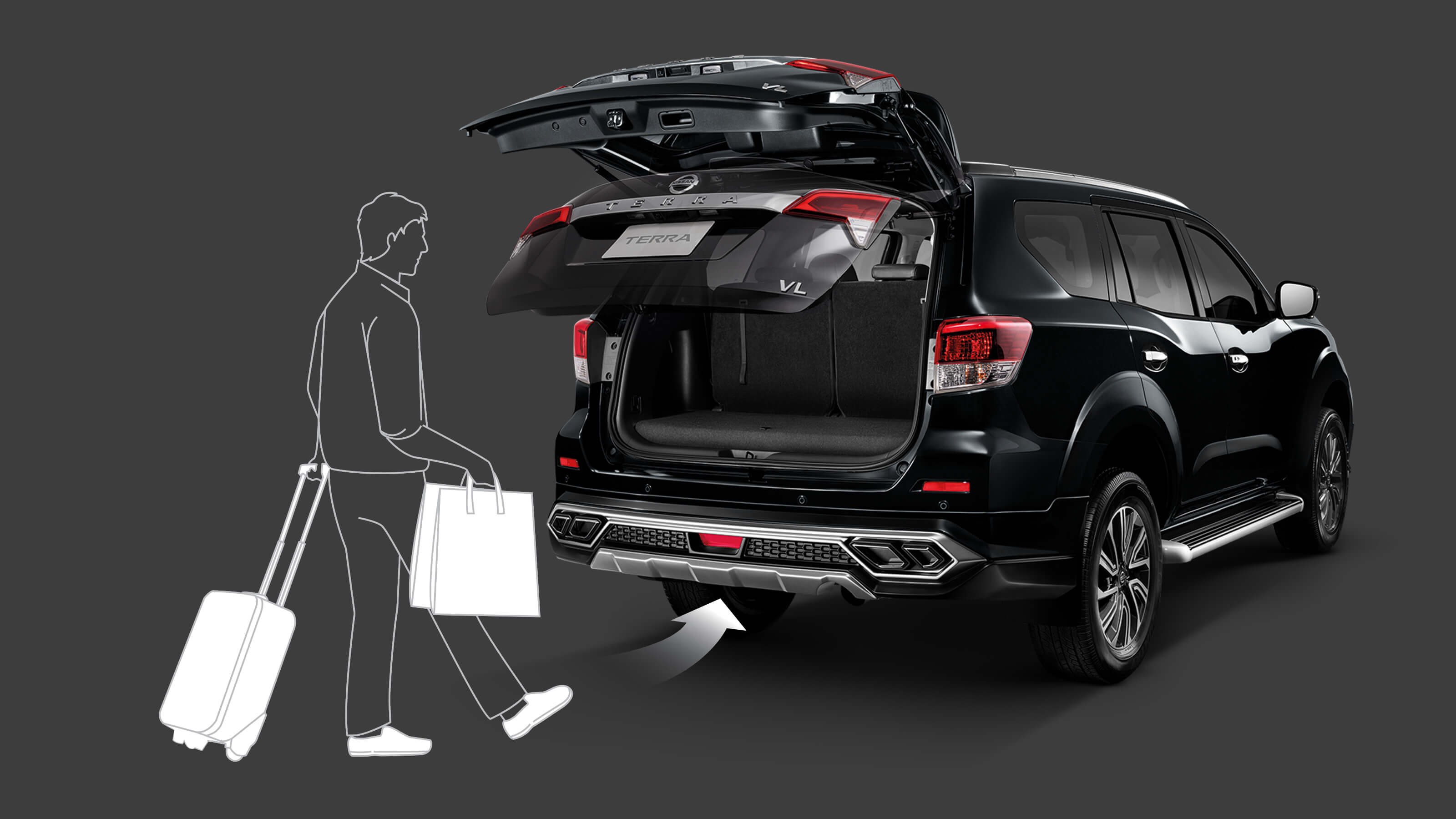 HANDS-FREE AUTO LIFT GATE