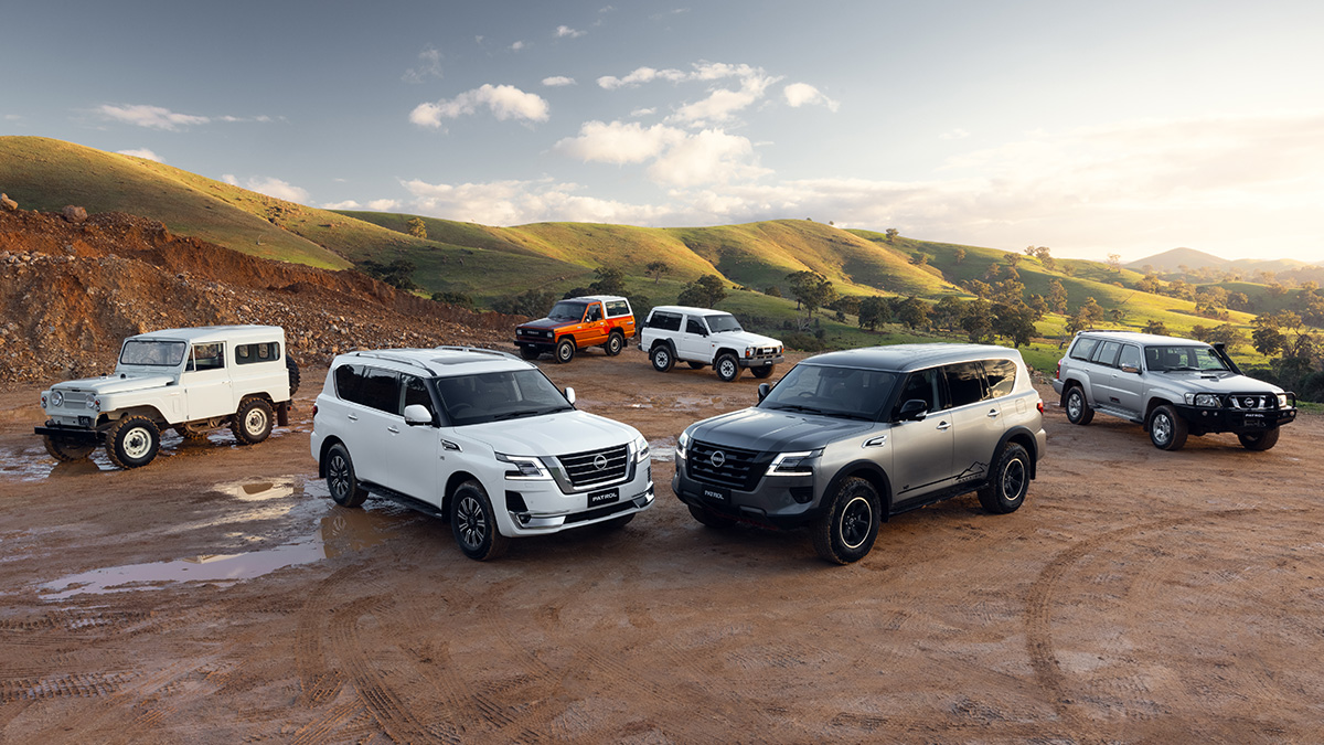 Nissan Patrol on the hills