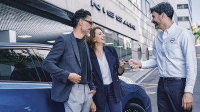 A couple getting their car back