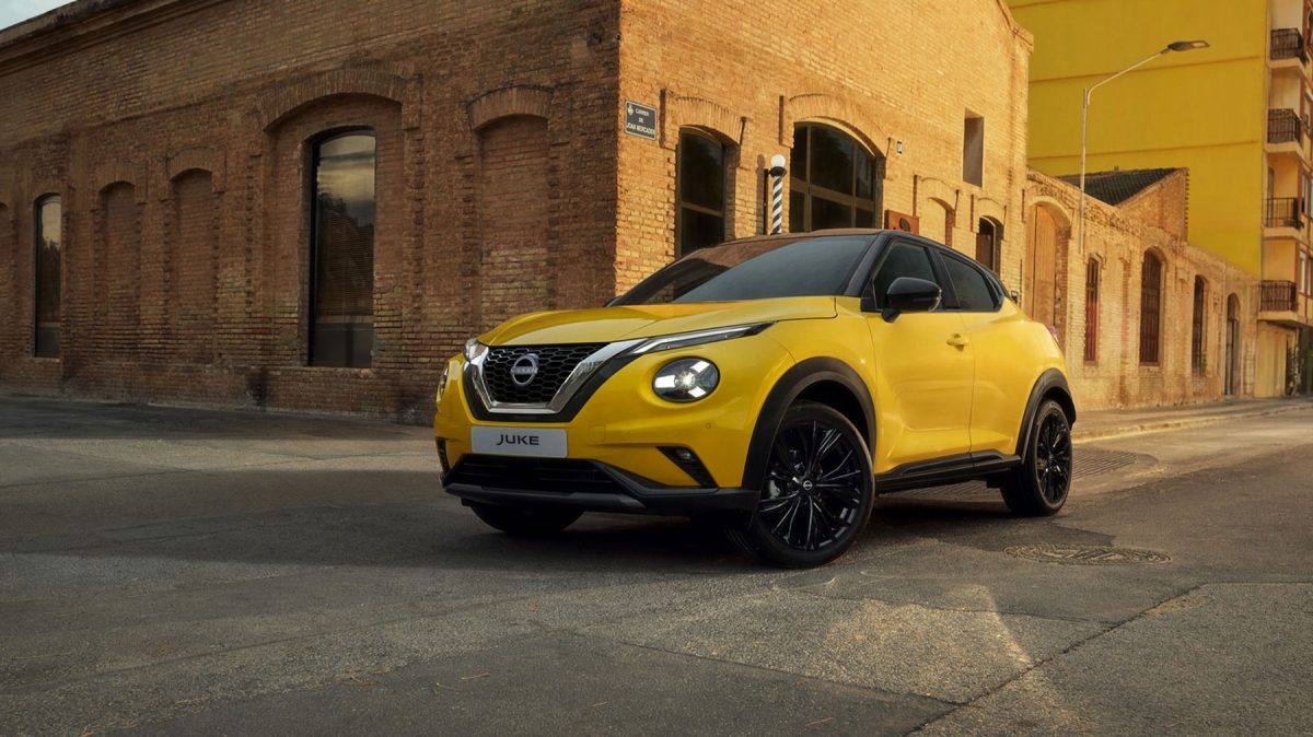 Nissan Juke on the road