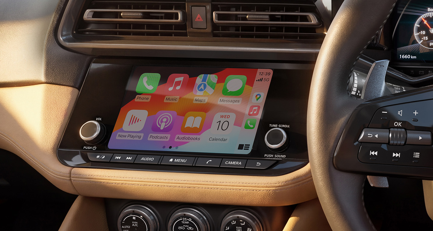 Apple Carplay®~ and Android Auto™~ compatibility