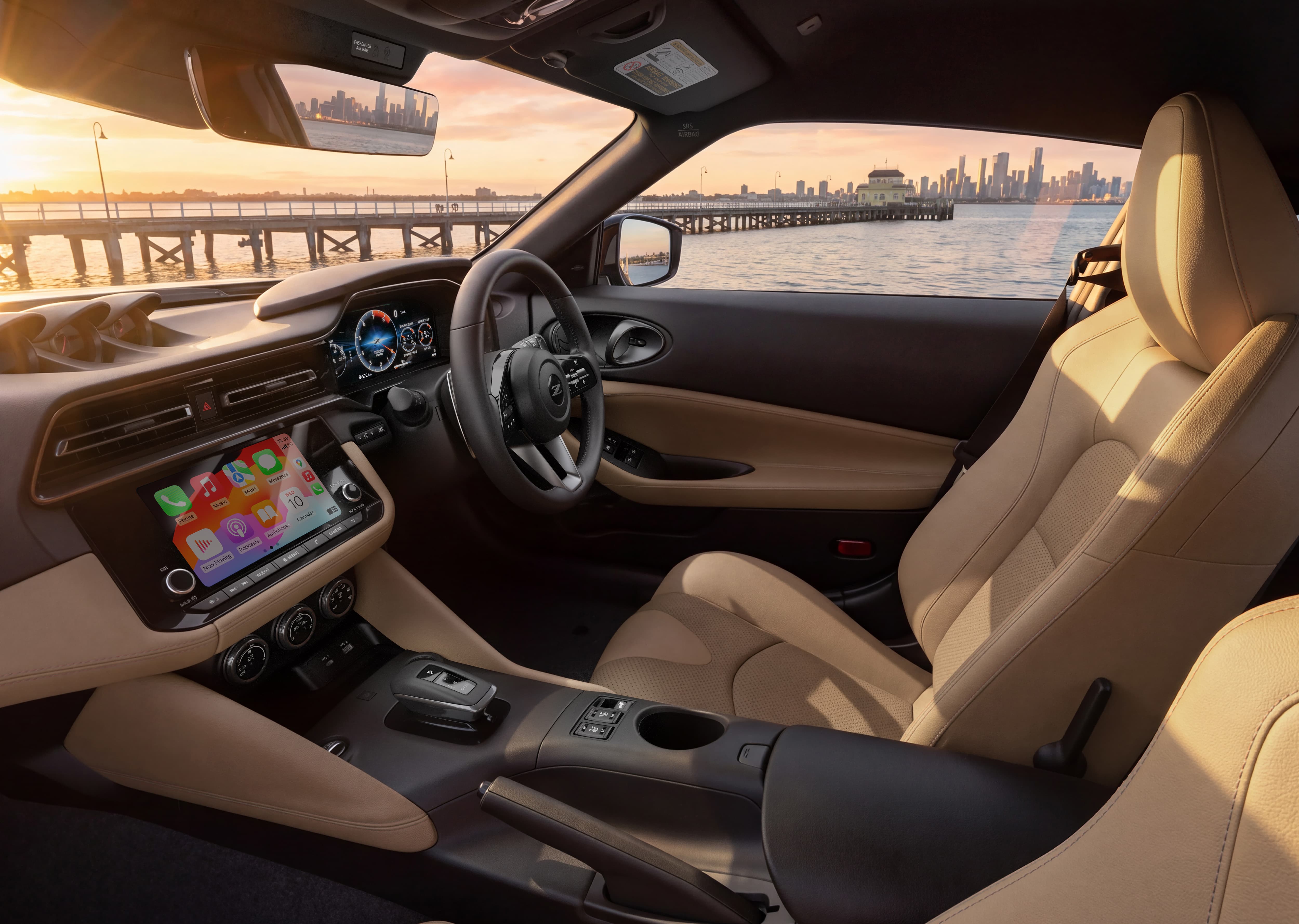 New Nissan Z Interior at Pier