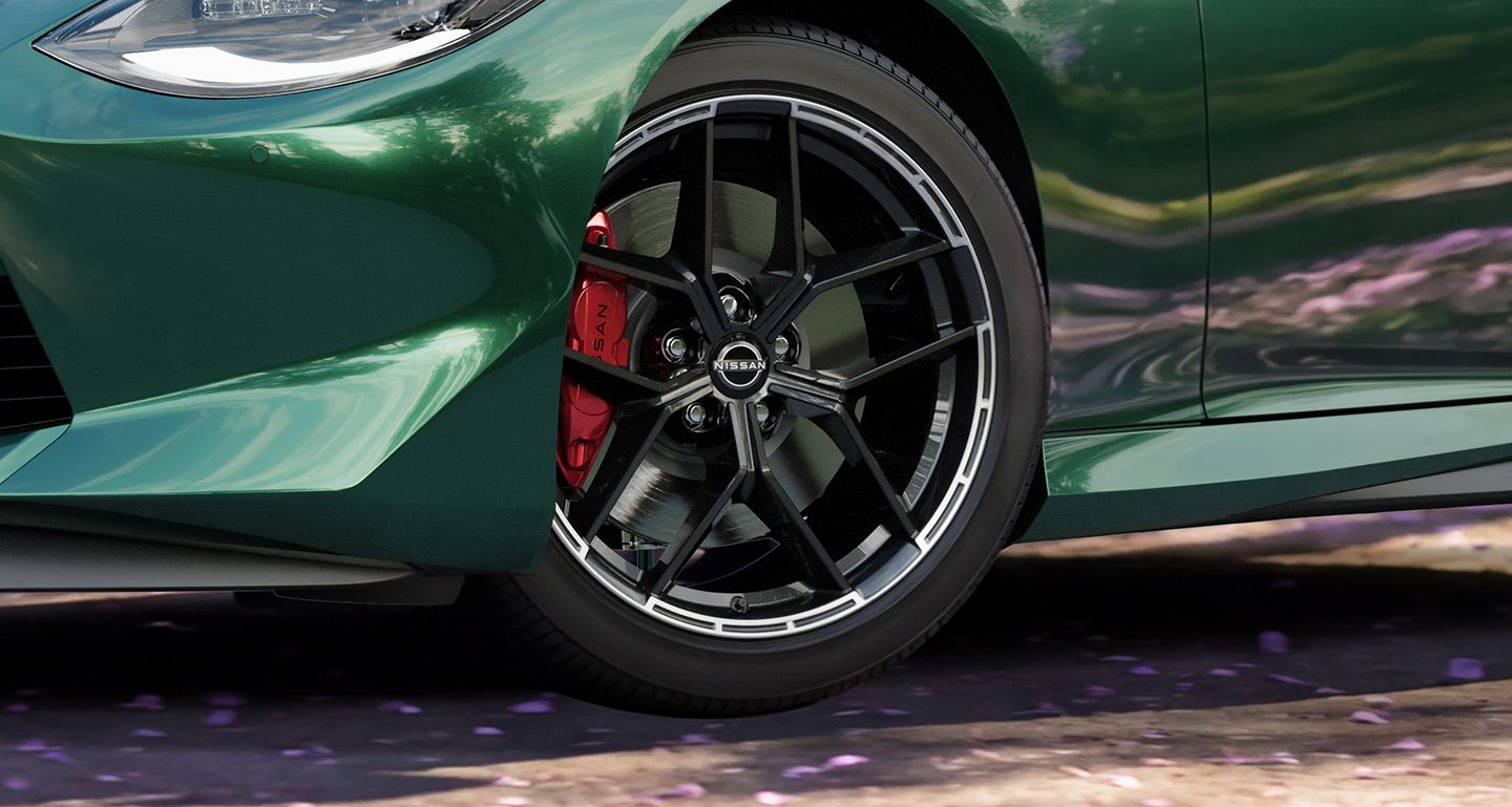 Nissan Z Coupe Jacaranda Trees