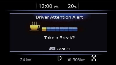 New Navara driver screen