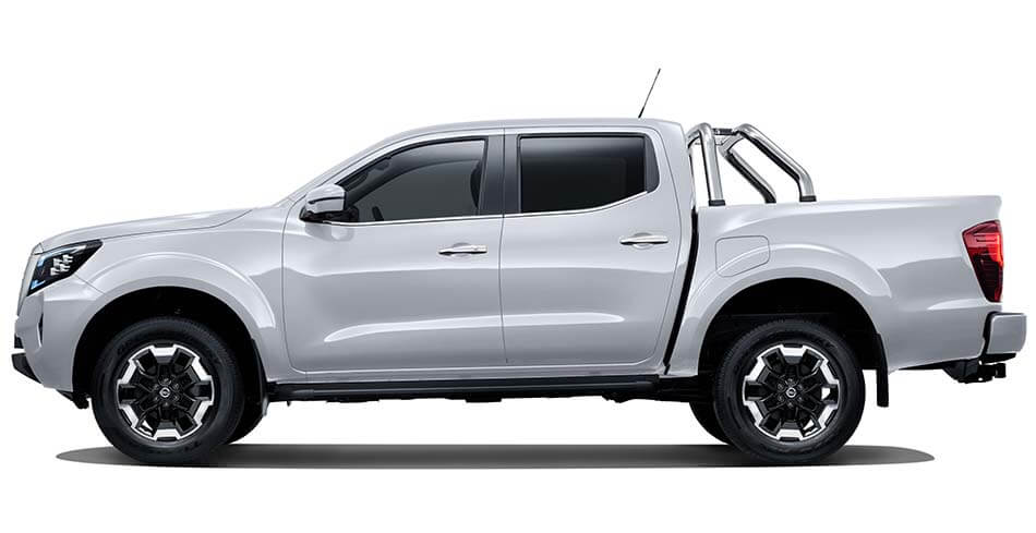 Brilliant Silver Nissan Navara