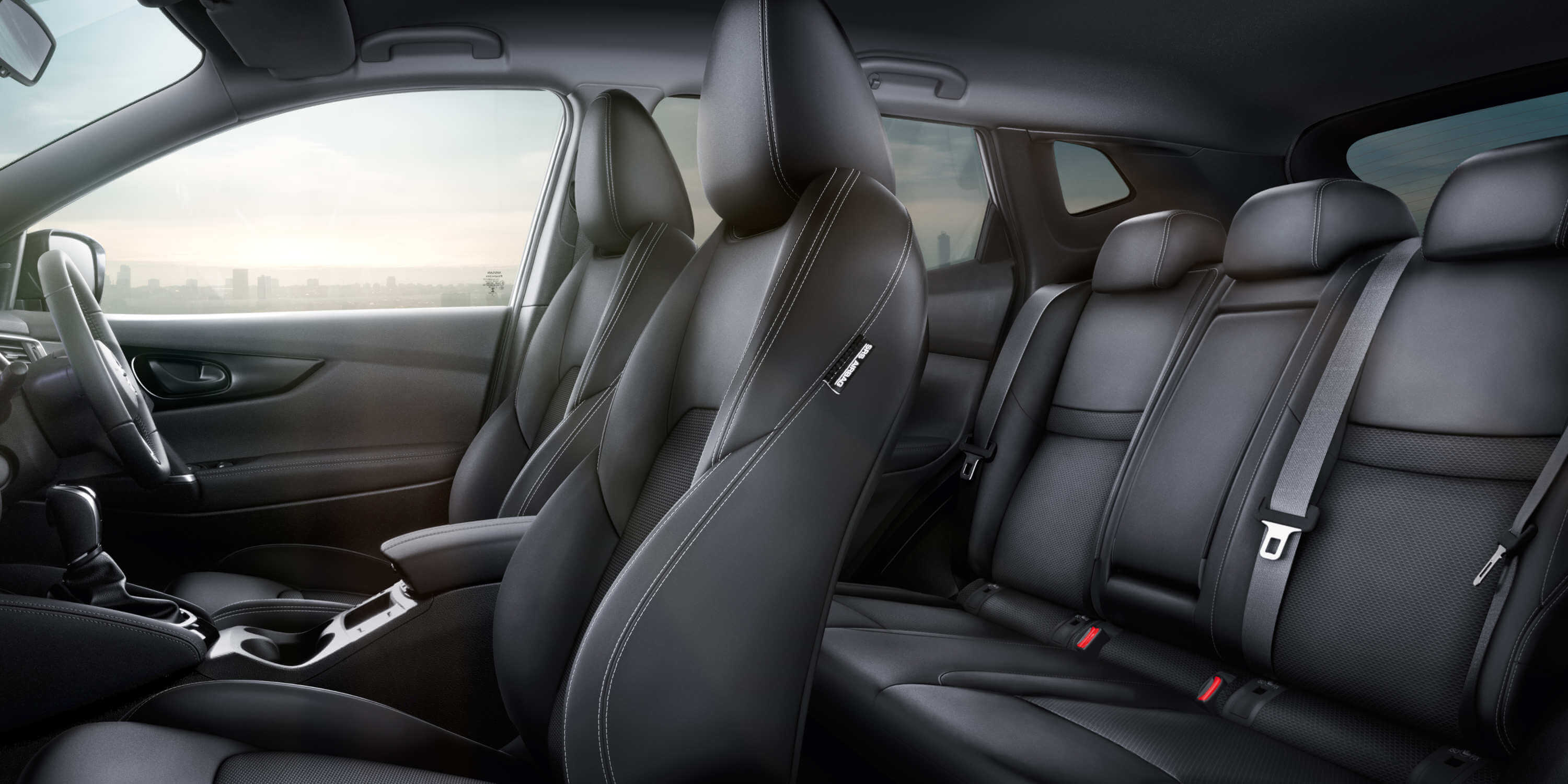 Part Graphite Cloth/Part Leather Accented+ interior