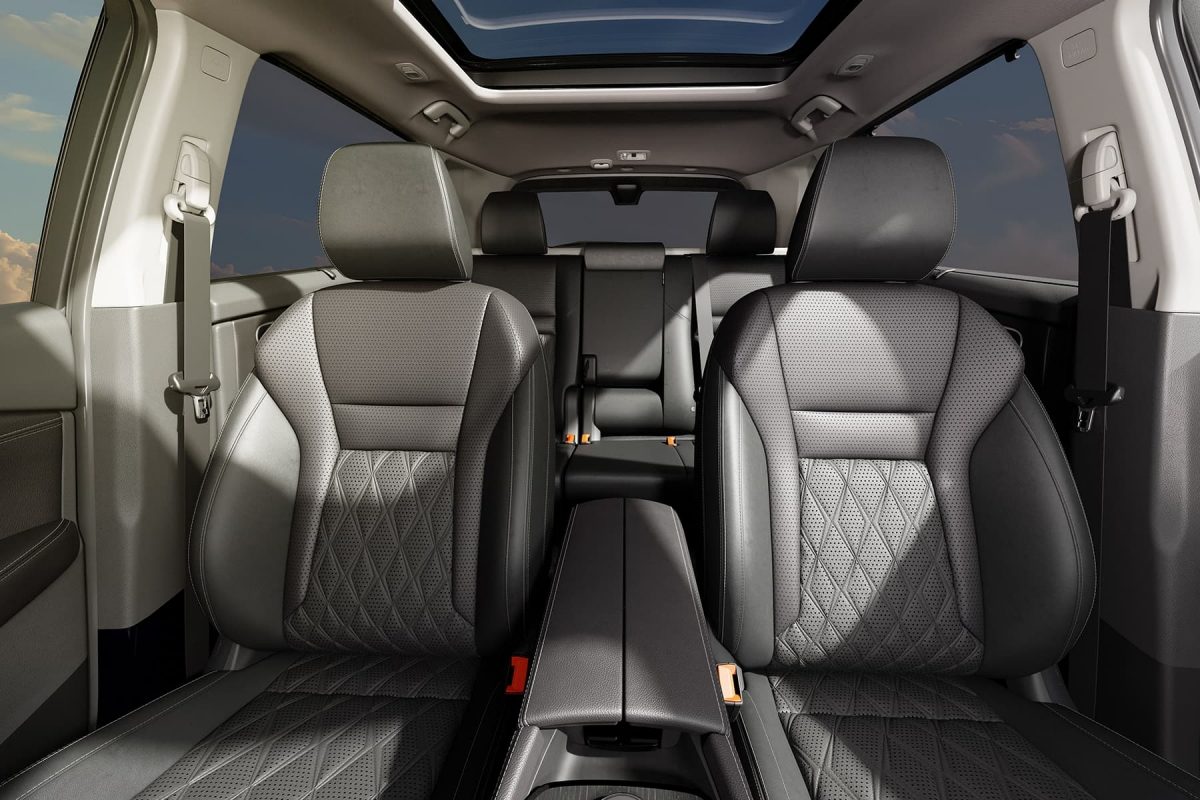Nappa leather-accented+ seats