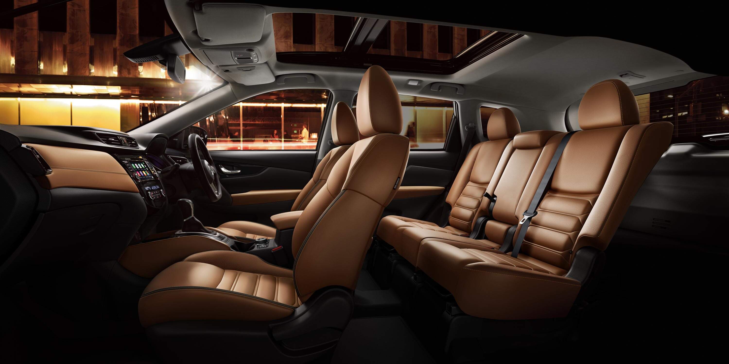 All-leather Nissan X-Trail Interior