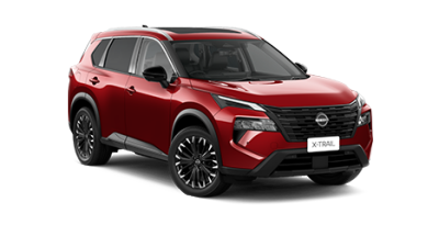 X-TRAIL Ti 2WD - Scarlet Amber Side Profile