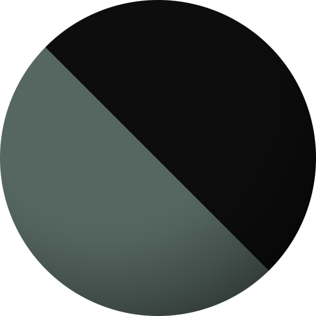 Forest Green with black roof
