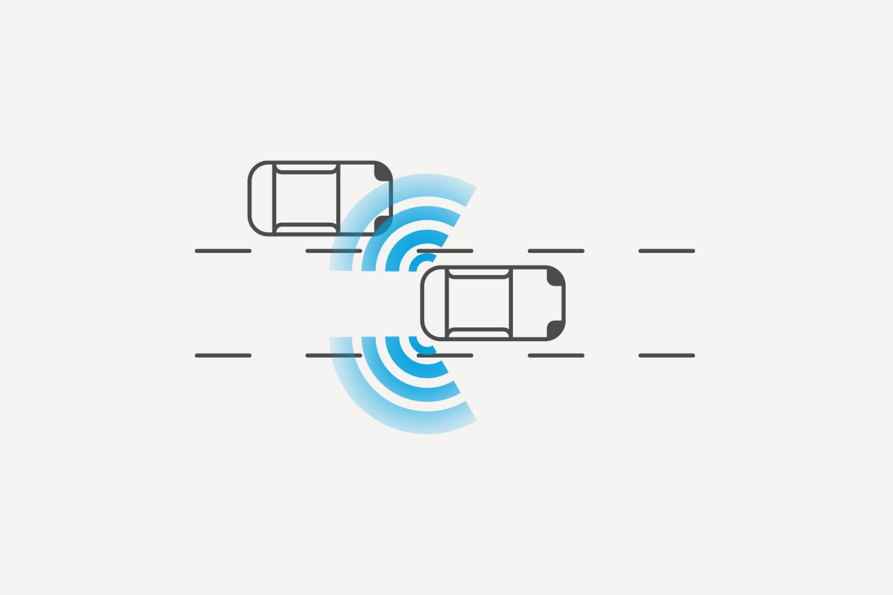 Nissan ARIYA Blind Spot Warning system detecting vehicles in adjacent lanes
