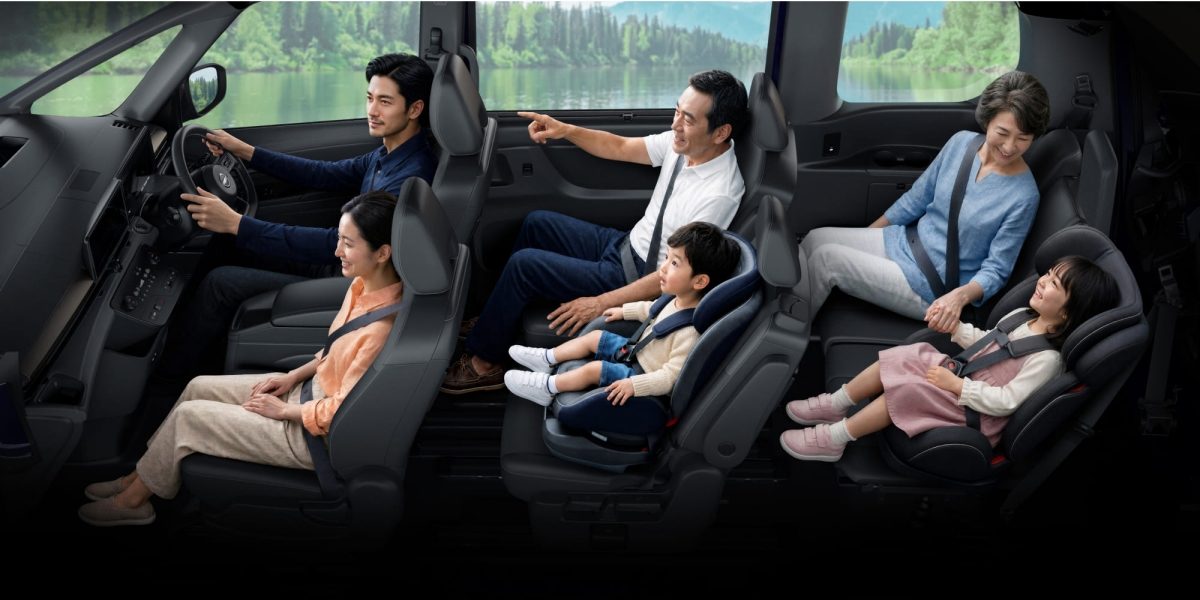 Nissan Serena 6 passengers mode