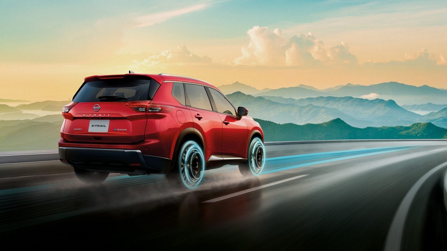 Nissan X-Trail Driving on the road and motor NIM