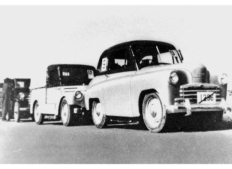 第二回目の性能試験での様子（1948年9月）