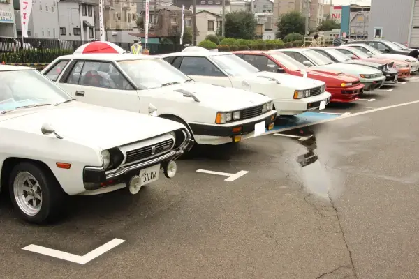 歴代シルビアの展示コーナー