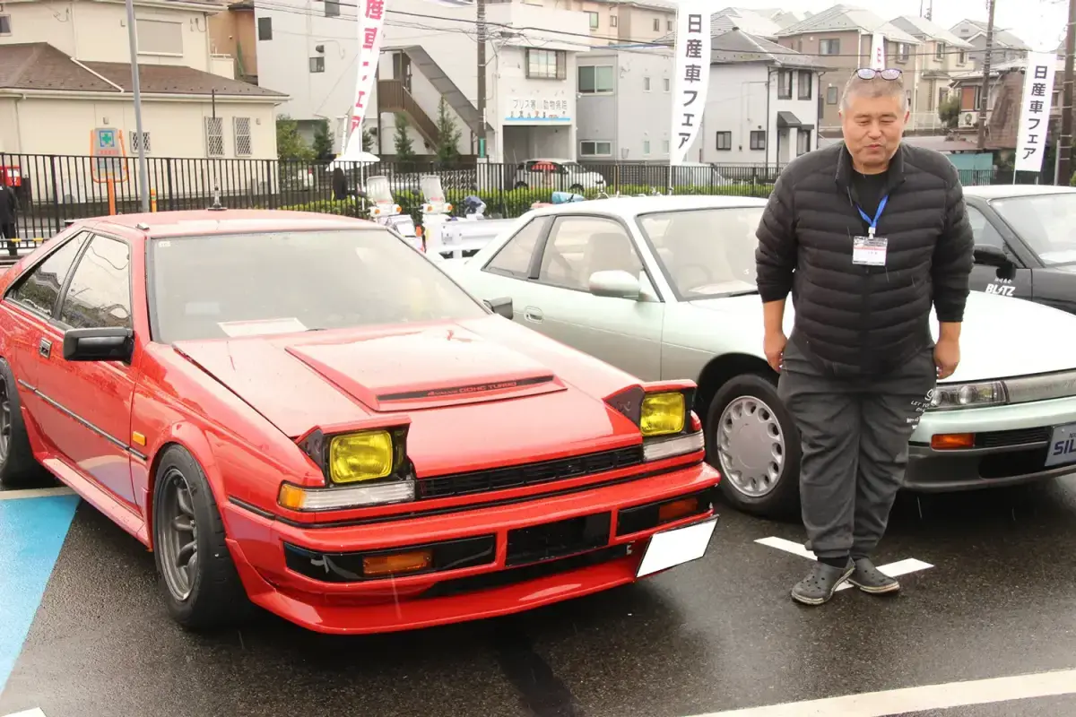 シルビア ターボRS-X（US12型）アメリカの200SX（後期）のフルエアロ装着。日産工機製FJ20型エンジン搭載車