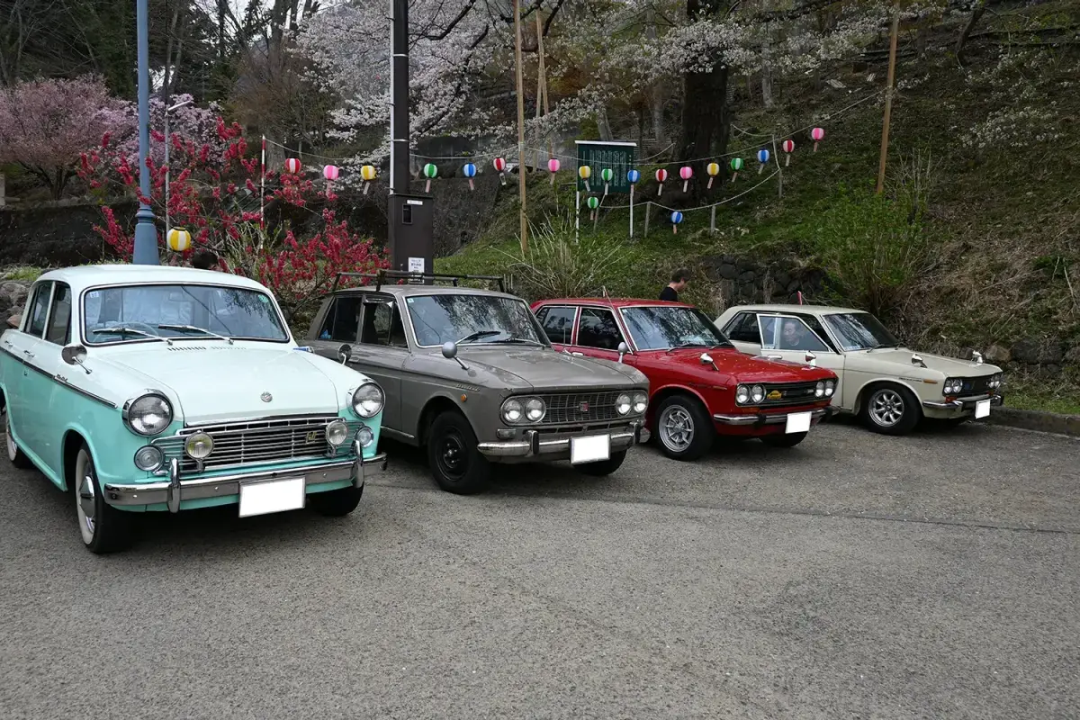 ツーリングに参加した車両たち