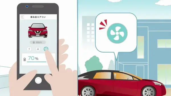 【NissanConnect サービス概要】乗る前エアコン