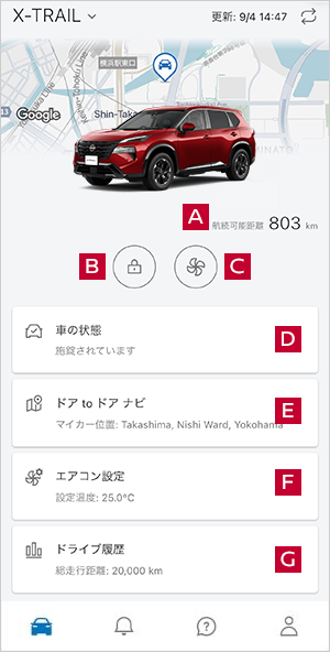 リモートマイカーチェック［アプリサービス］