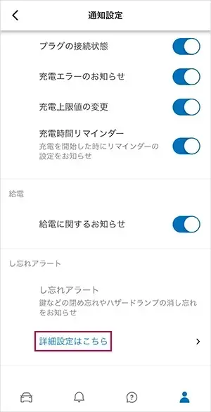 し忘れアラート