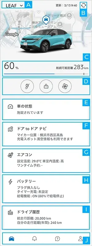 リモートマイカーチェック［アプリサービス］