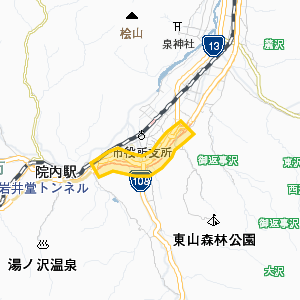 国道13号線