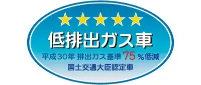 WLTCモードで低排出ガス車認定を取得