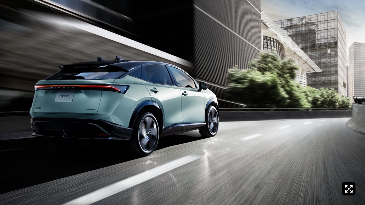 Nissan ARIYA haptic touch start button
