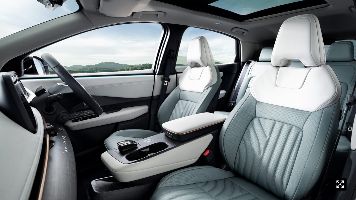 Nissan ARIYA haptic touch start button