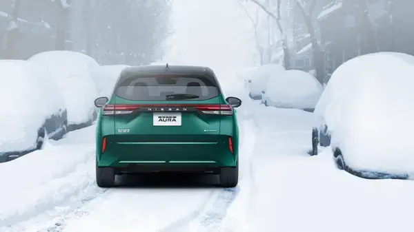 深雪での走行