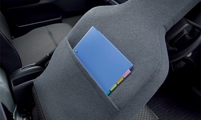 運転席シートバックポケット