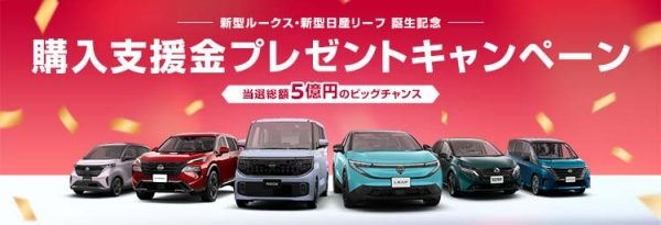 購入支援金プレゼントキャンペーン